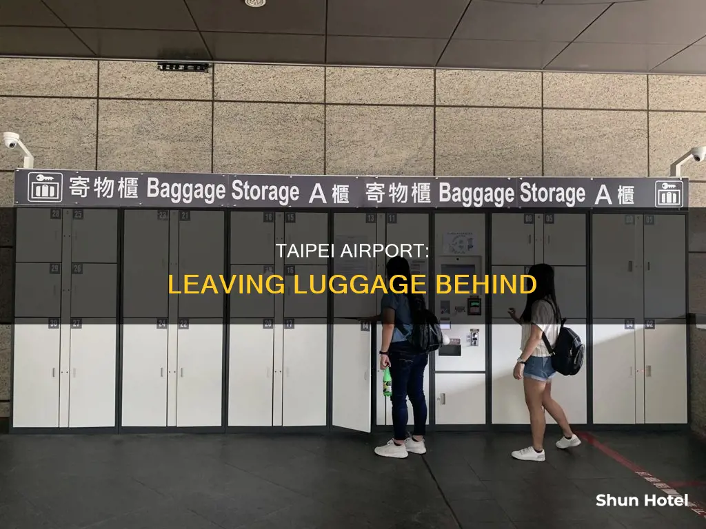 can i leave my luggage at taipei airport