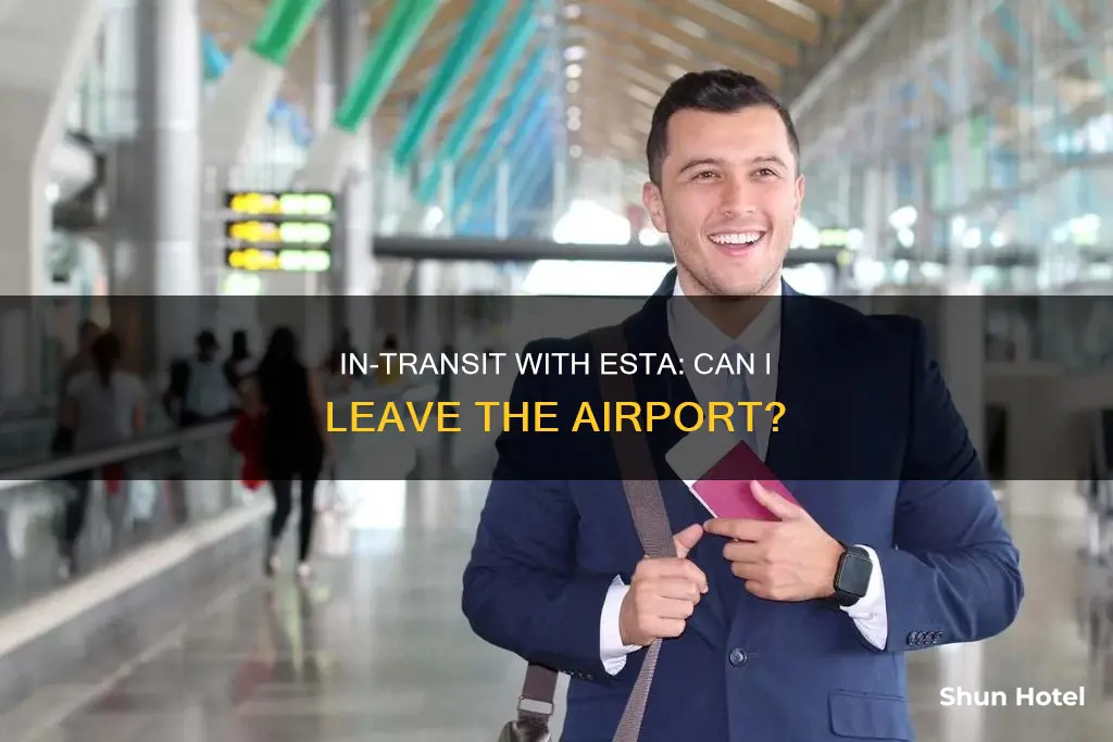 can i leave the airport with an in transit esta