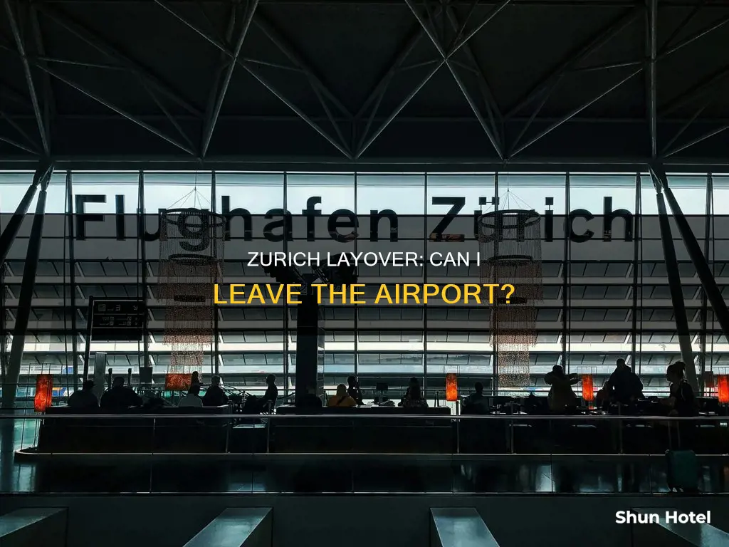 can i leave zurich airport during a layover covid