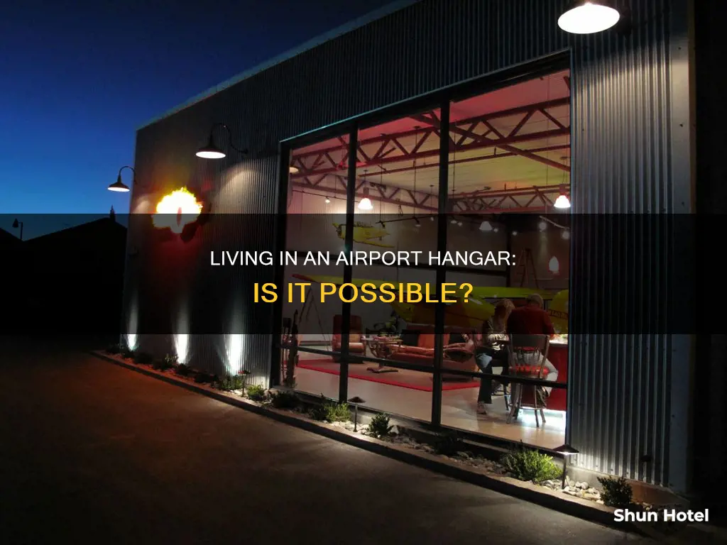 can i live in ab airport hangar