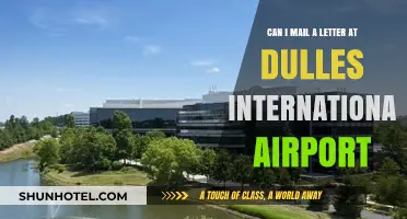 Mailing Letters at Dulles International Airport
