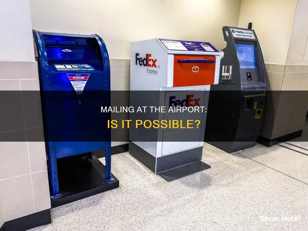 can i mail at airport