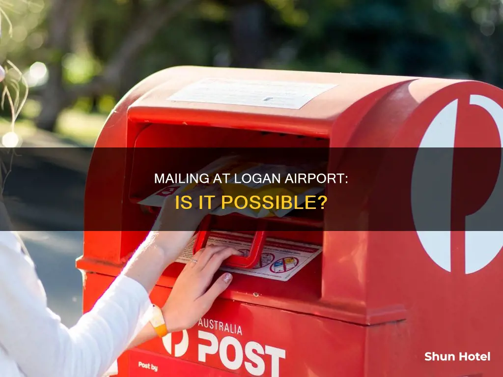 can i mail something from the airport logan airport