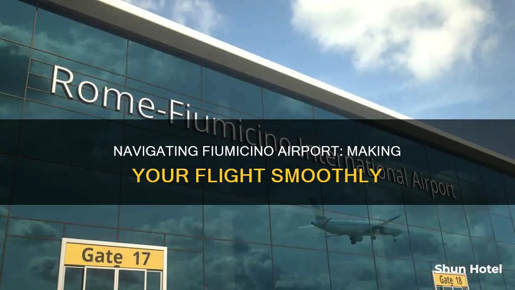 can i make a flight out of fiumicino airport
