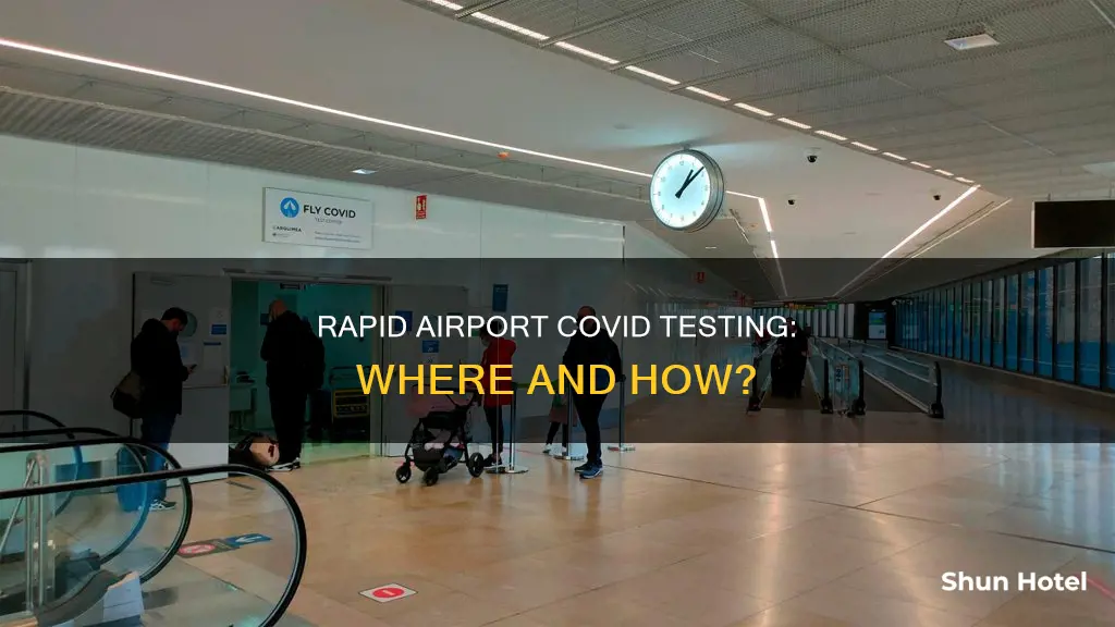 can i make covid test in airport