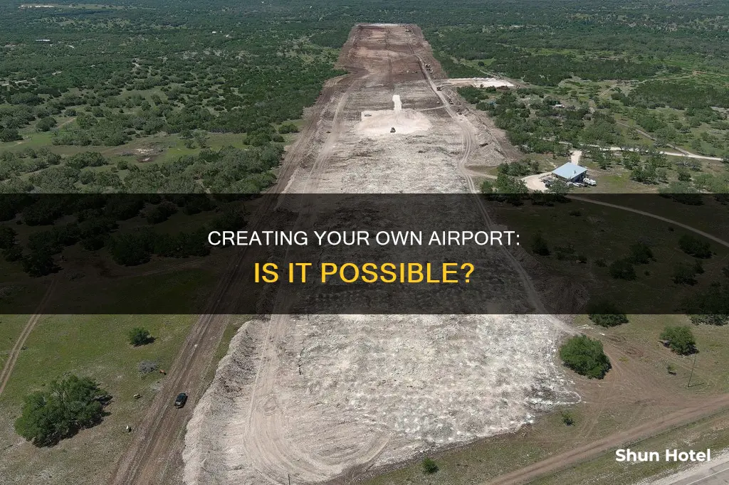 can i make my own airport