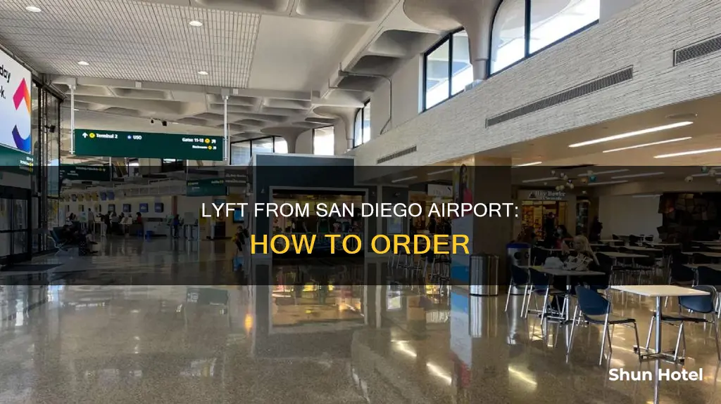 can i order lyft from san diego airport