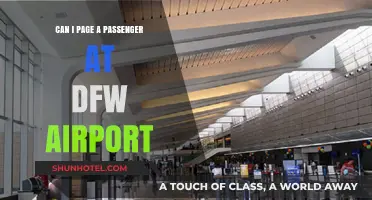 How to Page a Passenger at DFW Airport