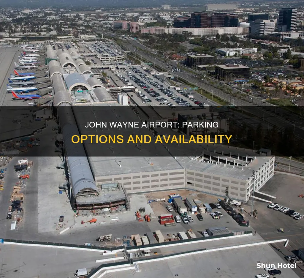 can i park at john wayne airport