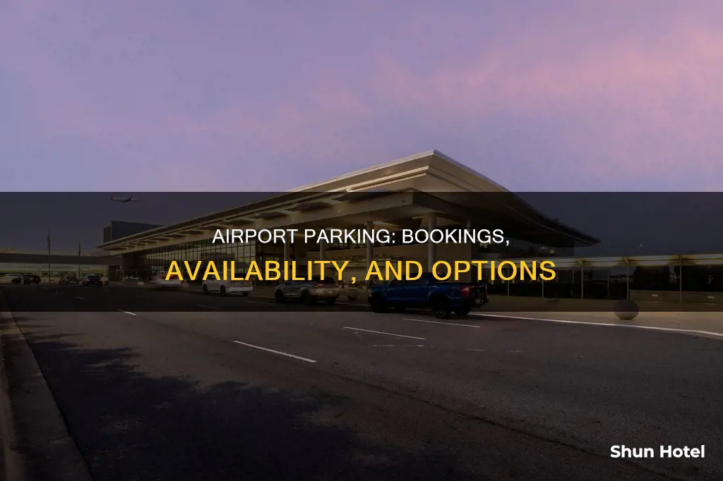 can i park at the airport without a booking