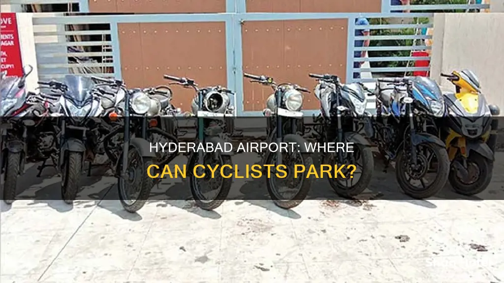 can i park my bike at hyderabad airport