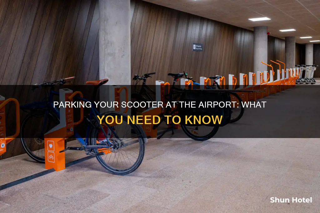 can i park my scooter at the airport