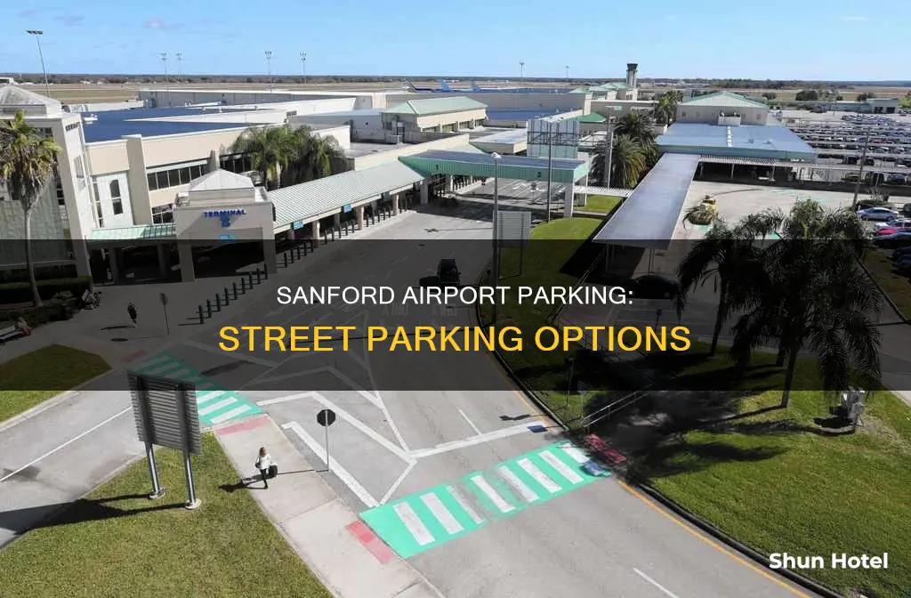 can i park on the street near orlando-sanford airport