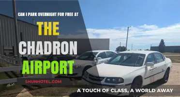 Chadron Airport: Free Overnight Parking?