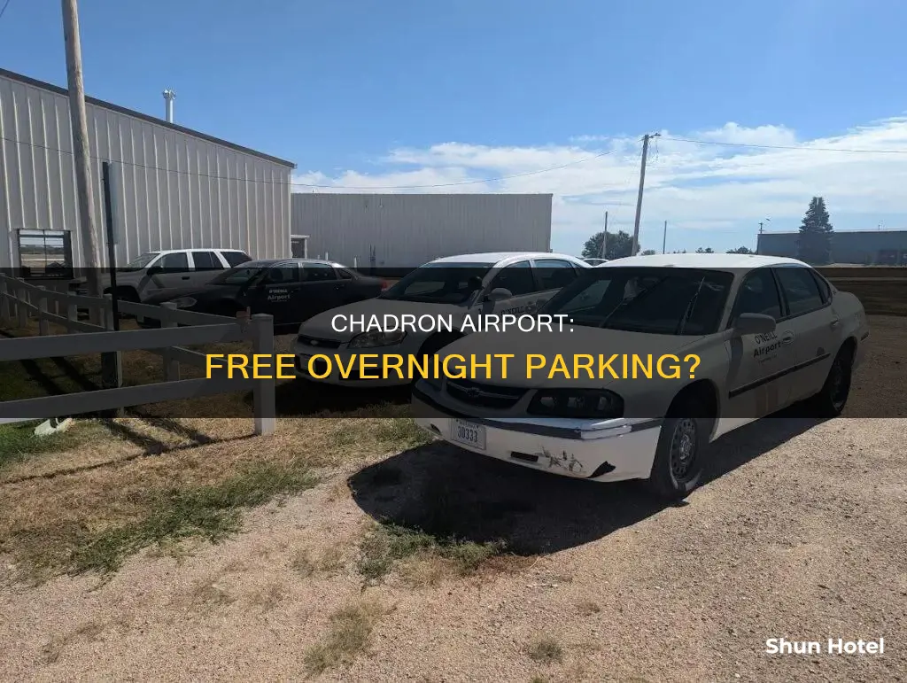 can i park overnight for free at the chadron airport