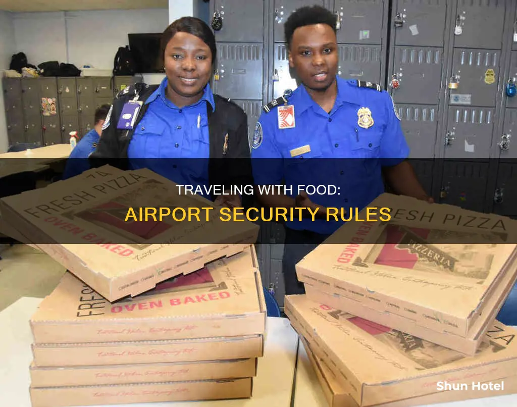 can i pass the airport control with food