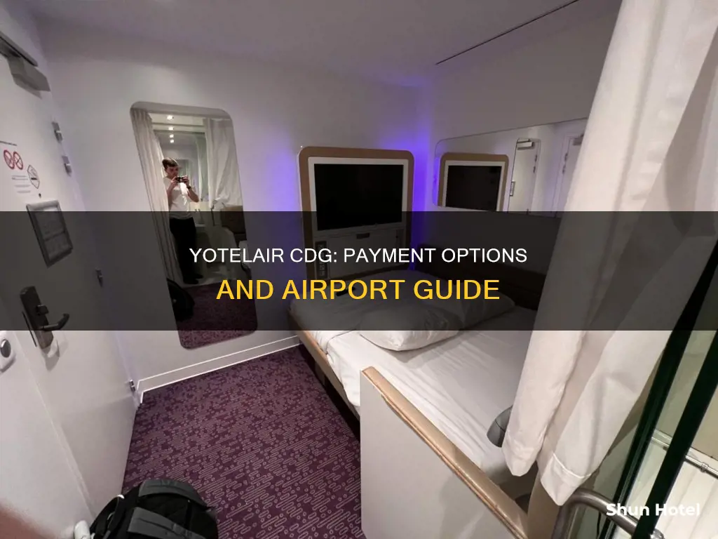 can i pay at yotelair at cdg airport