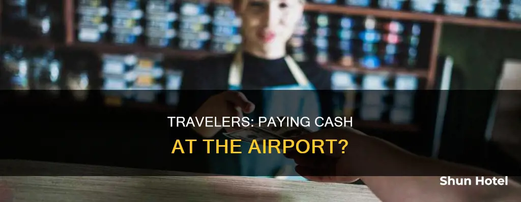can i pay cash at airport