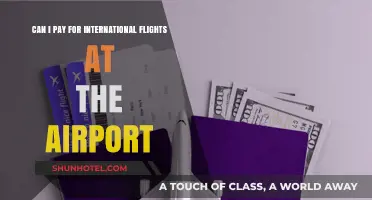 Paying for International Flights: Airport Options