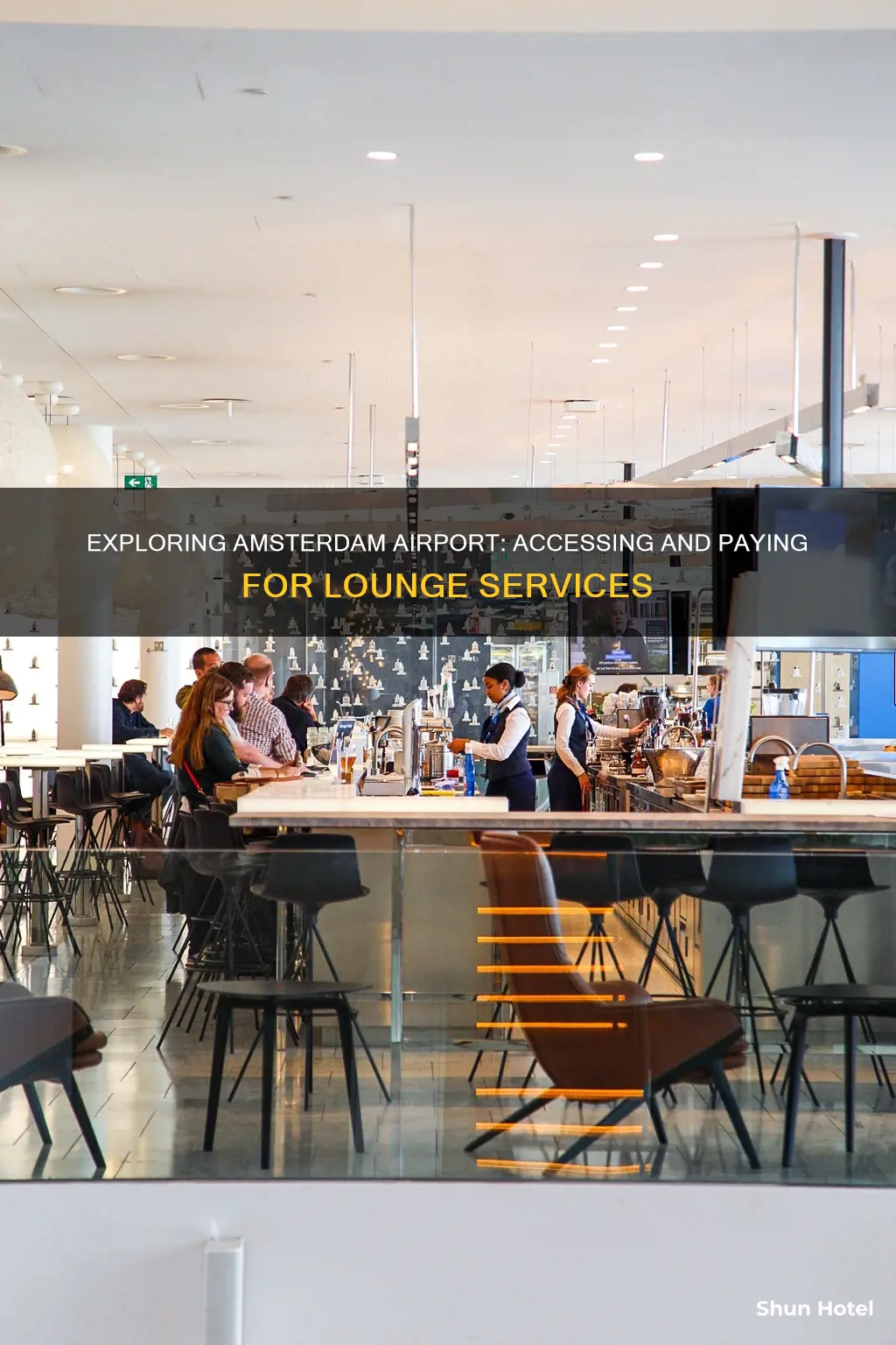 can i pay for lounge in amsterdam airport