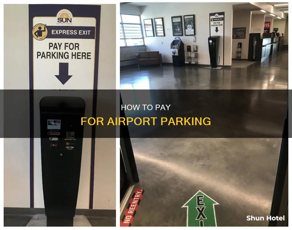can i pay for parking at the airport