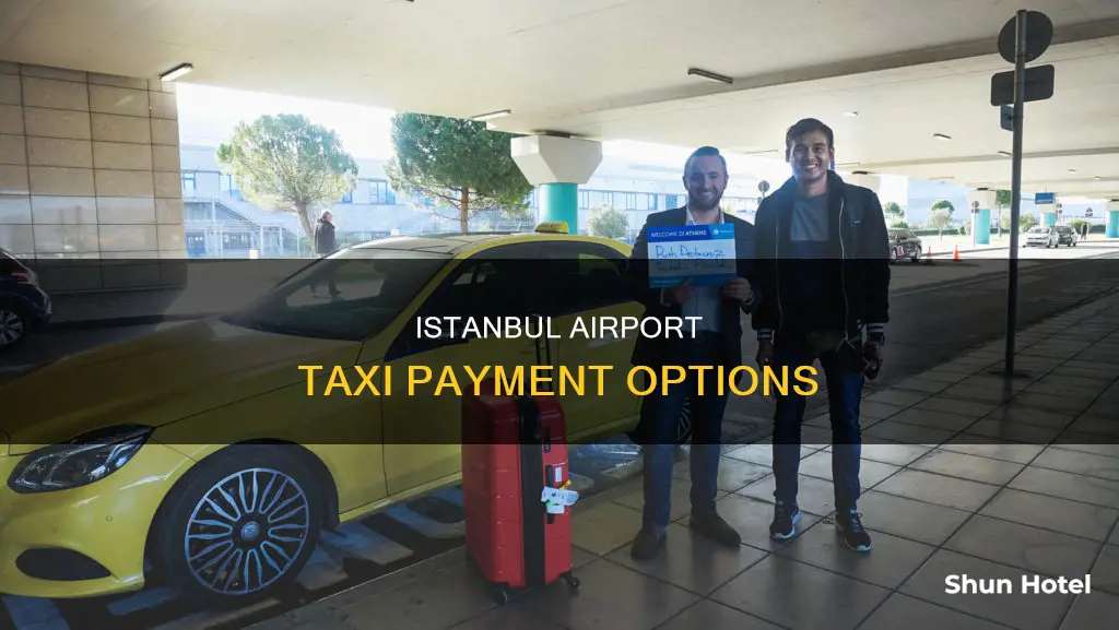 can i pay taxis in istanbul airport
