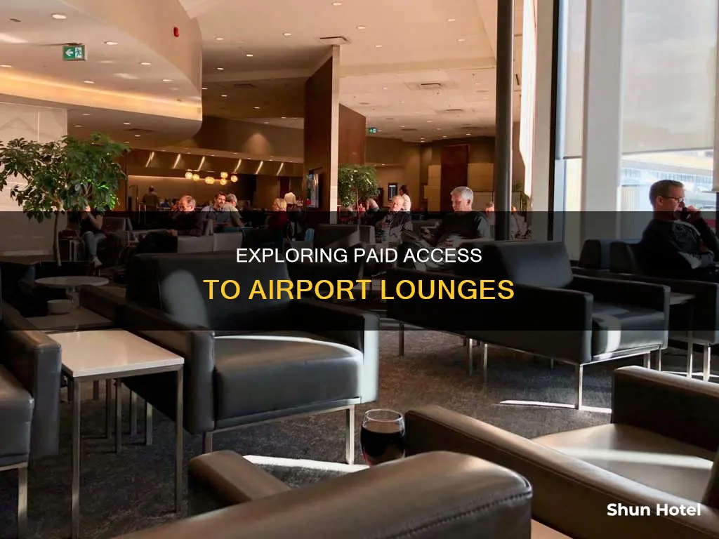 can i pay to enter airport lounges