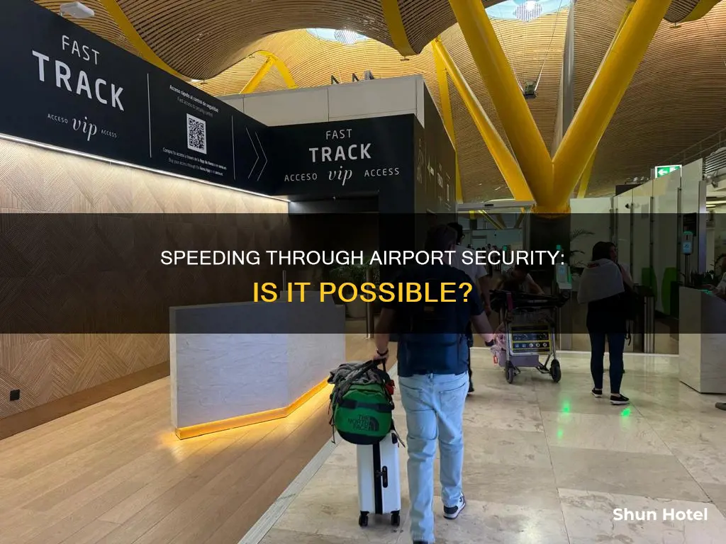 can i pay to quickly go through airport security check