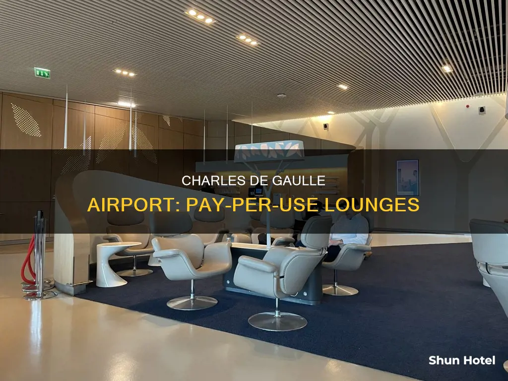can i pay to use charles dugol paris airport