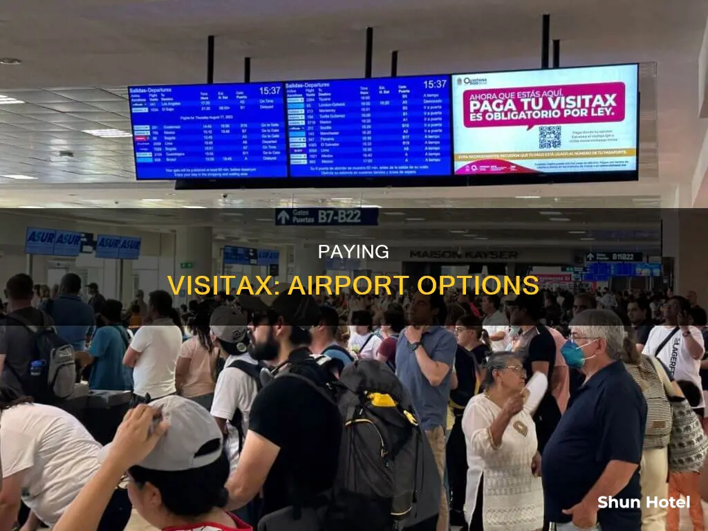 can i pay visitax at the airport