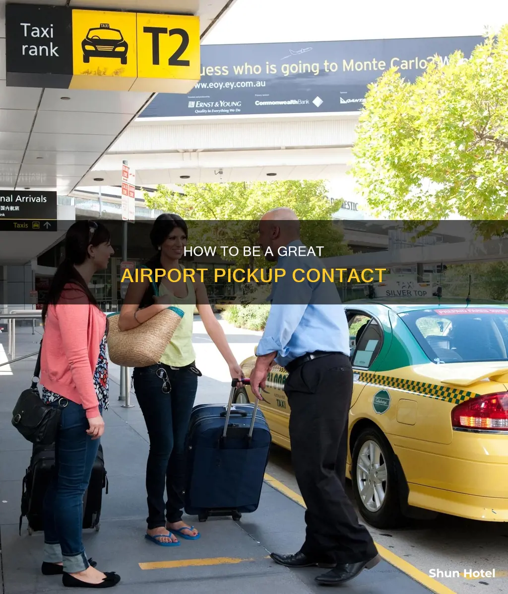 can i pick someone up from the airport