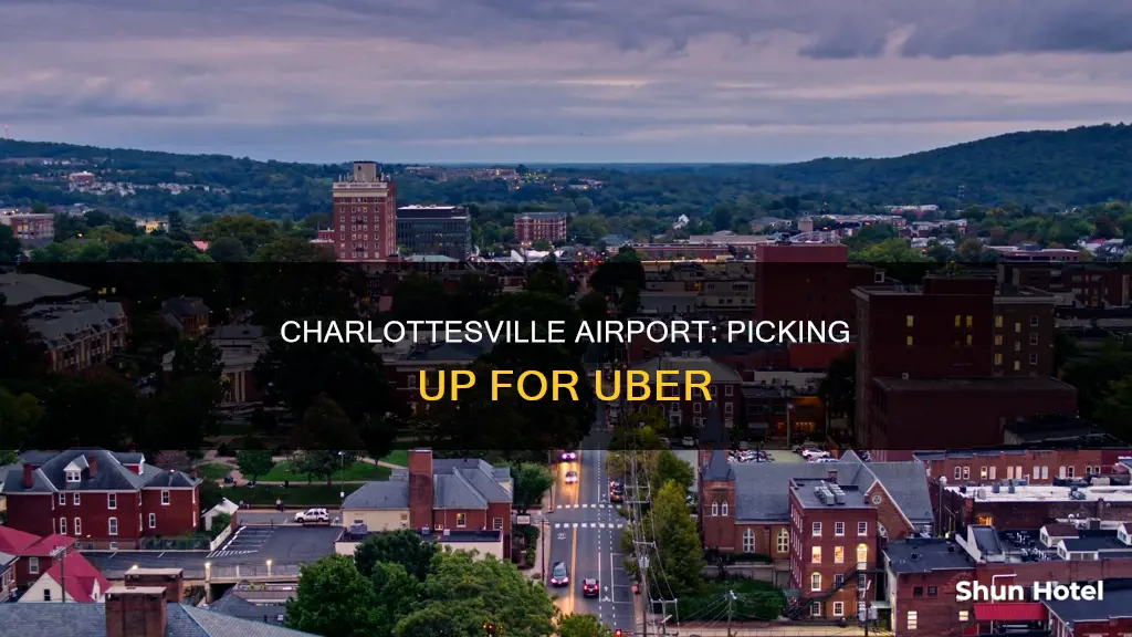 can i pick up for uber at charlottesville airport