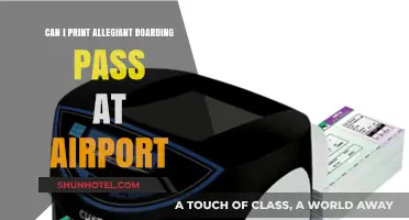 Printing Allegiant Boarding Passes: Airport Options