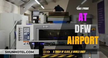 Printing Options at DFW Airport