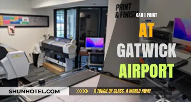 Printing at Gatwick Airport: Is It Possible?