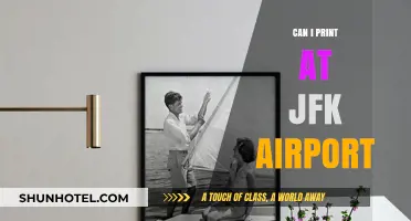 Printing Options at JFK Airport