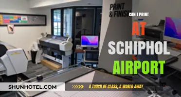 Printing at Schiphol Airport: Is it Possible?