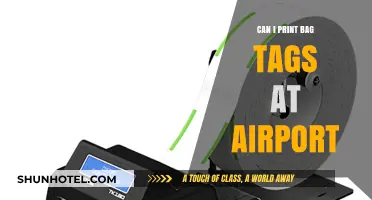 Printing Bag Tags: Airport Kiosks to the Rescue