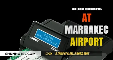 Marrakech Airport: Printing Your Boarding Pass