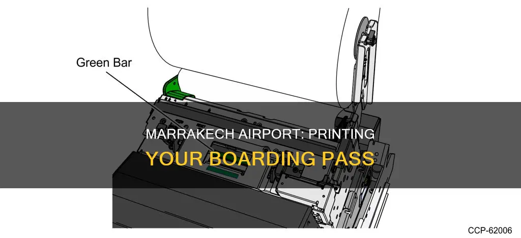 can i print boarding pass at marrakech airport