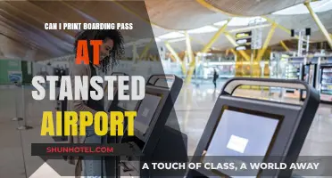 Printing Your Boarding Pass at Stansted Airport
