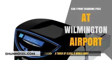 Printing Boarding Passes: Wilmington Airport Kiosks