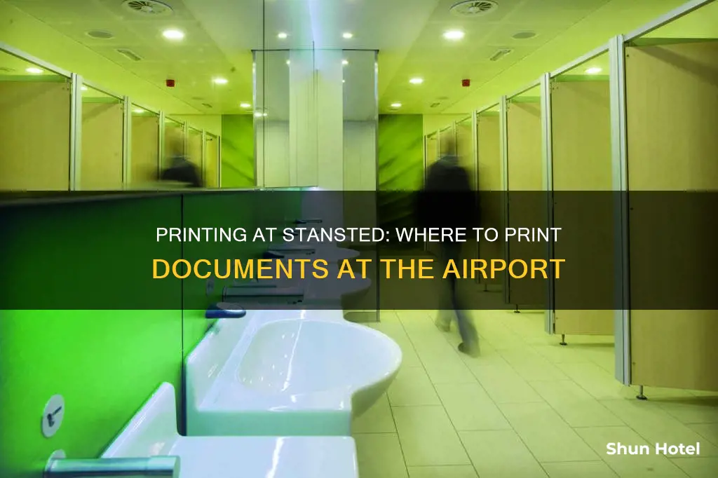 can i print documents at stansted airport