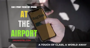 Printing from Your iPhone at the Airport: Is It Possible?