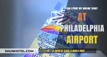 Printing Airline Tickets: Philadelphia Airport Kiosks