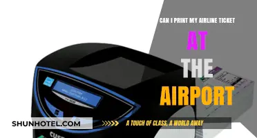 Printing Airline Tickets: Airport Kiosks to the Rescue