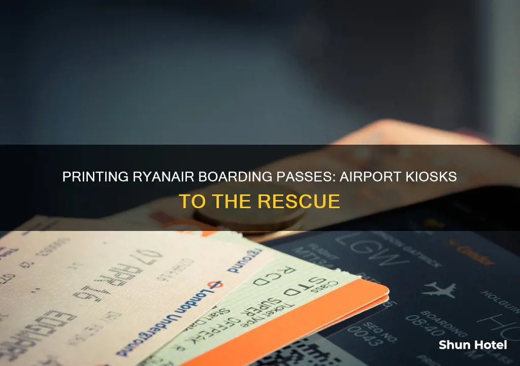 can i print my boarding pass at airport ryanair