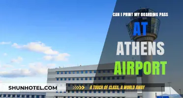 Printing Your Boarding Pass at Athens Airport