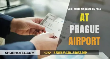 Printing Boarding Passes: Prague Airport Kiosks
