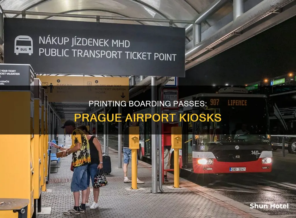can i print my boarding pass at prague airport